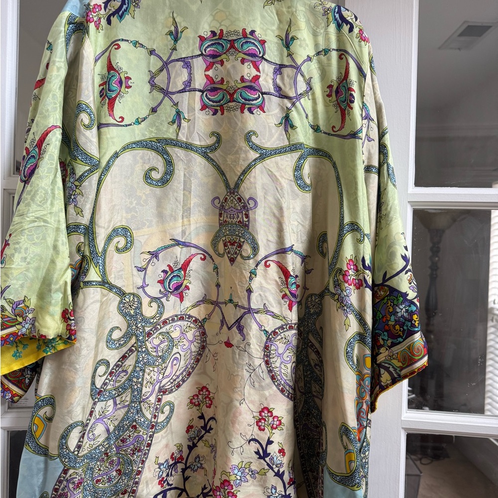 Johnny was silk reversible kimono XL - Picture 4 of 9